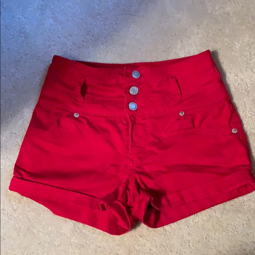 High rise shorts